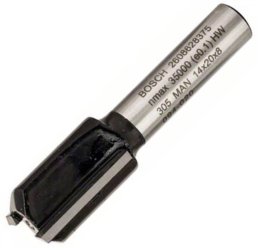 Фреза пазовая Bosch с двумя лезвиями, 8 мм, 14х20х51 мм (2608628375)