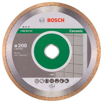 Алмазный круг Bosch Professional for Ceramic, 200x25,4x1,6мм (2608602537)