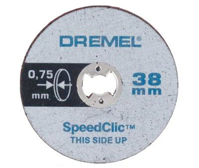 Круги отрезные Dremel EZ Speedclic тонкие 0,75 мм (SC409) (2615S409JB)