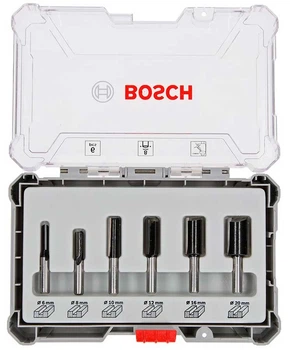Набор пазовых фрез Bosch 8 мм, 6 шт (2607017466)