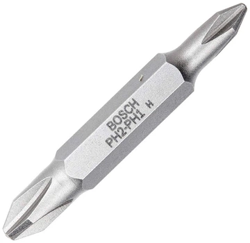 Біта двостороння Bosch ECO PH2/PH1 45 мм, 60 шт (2608521264)