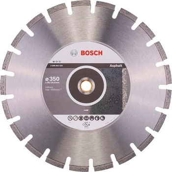 Алмазный круг Bosch Standart for Asphalt, 350х20/25,4х3,2 мм (2608602625)