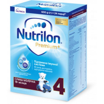 Молочная сухая смесь Nutrilon Premium+ 4 (18+ месяцев), 600 г