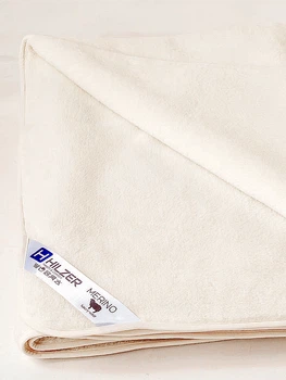 Одеяло осень-зима HILZER (MERINO) двуспальное 240x200 см, Италия, 100% шерсть, 5 лет гарантия