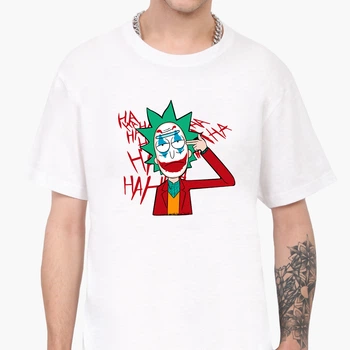 Футболка мужская Рик и Морти Рик Санчез (Rick and Morty Rick Sanchez) (9223-2932-8) L Белая