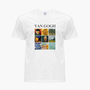 Футболка мужская Винсент Ван Гог Картины (Vincent van Gogh Paintings) (9223-2960-9) XL Белая