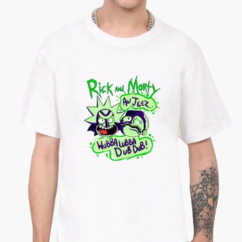Футболка мужская Рик и Морти Рик Санчез (Rick and Morty Rick Sanchez) (9223-2937-8) L Белая