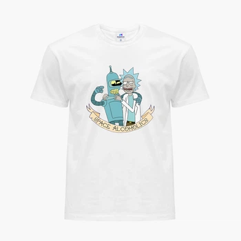 Футболка мужская Рик и Морти Рик Санчез (Rick and Morty Rick Sanchez) (9223-2943-9) XL Белая