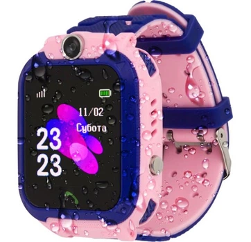 Детские смарт-часы AmiGo GO002 Swimming Camera WIFI Pink; 1.44" (240х240) LCD сенсорный / RDA8955 / ОЗУ 32 МБ / 32 МБ встроенной / камера 1 Мп / Bluetooth 4.0 / GPS, LBS, Wi-Fi / IP67 / 400 мАч / 45 х 40 х 15 мм, 41 г / розовый