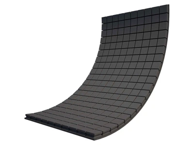Панель із акустичного поролону Ecosound Tetras Black 50 100х200 см Чорний графіт