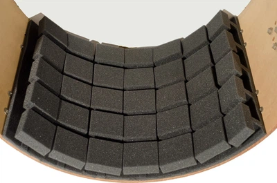 Демпфер глушитель для барабанов Ecosound "Клетка" 50 50х50 см Черный графит