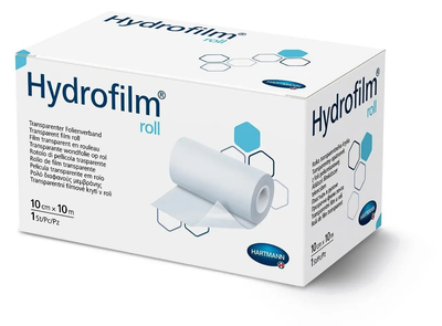 Повязка пленочная прозрачная Hydrofilm Roll 10см х 10м 1шт