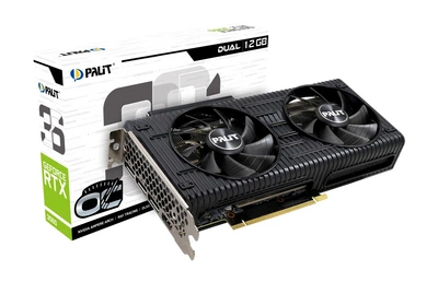 Видеокарта GeForce RTX 3060 12GB GDDR6 Dual OC Palit (NE63060T19K9-190AD) (LHR)