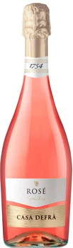 Вино ігристе Casa Defra Rosé Spumante Extra Dry рожеве екстрасухе 0.75 л 11.5% (8008900008913)