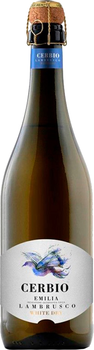 Вино ігристе Cerbio Lambrusco Emilia White Dry біле сухе 0.75 л 10,5% (8011510024198)