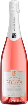 Вино ігристе Hoya de Cadenas "Cava Brut Rosé" рожеве брют 0.75 л 12% (8410310607790)