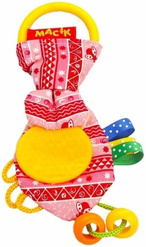 Забавка-прорезыватель "Ушки розовые"МС 030601-04 Macik МС 030601-04