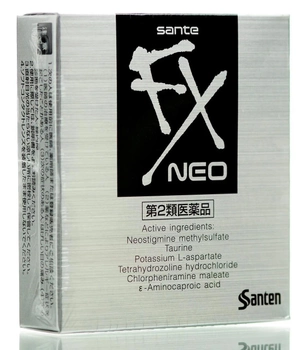 Вітамінізовані очні краплі (Японія) Sante FX NEO 12 мл (N0290)