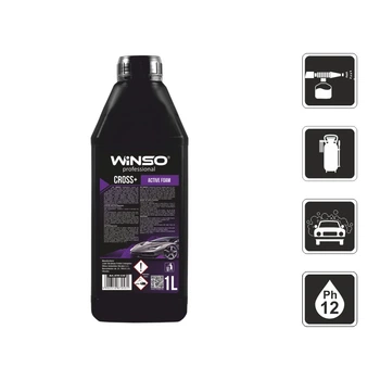 Активная пена для безкон. мойки Winso Cross + Active Foam 1л (881140)