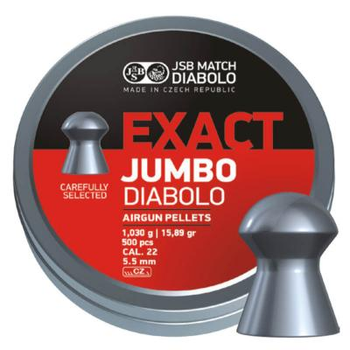 Пульки JSB Diablo Jumbo Exact 250 шт. (546247-250) (546247-250)