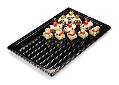 Демонстраційний піднос Cambro 32,5x53 см чорний для кондитерських виробів