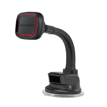 Автотримач для телефону магнітний Promate MagMount-4 Maroon (magmount-4.maroon)