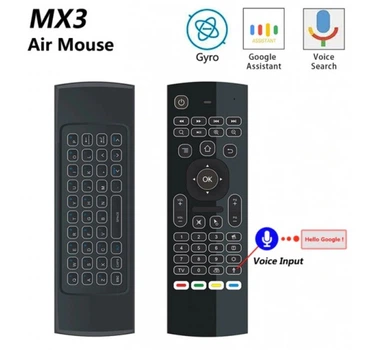 Пульт Air Mouse MX3 PRO русская клавиатура , подсветка