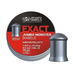Кулі для пневматичної зброї JSB Exact Jumbo Monster 5.52 мм (200шт.) 1.645 гр.