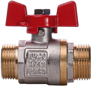 Кран кульовий QUALITY PROFESSIONAL QP153 прямий 3/4"