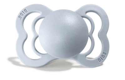 Пустышка BIBS Supreme Baby Blue 6-18 мес латексная анатомическая