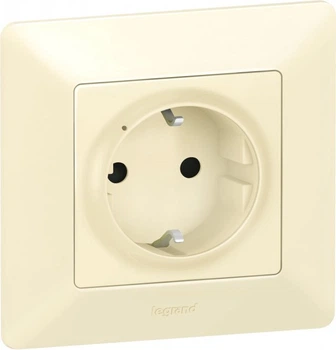 Умная розетка 2К+З 16А 230В Legrand Valena Life with Netatmo Слоновая кость (752294)