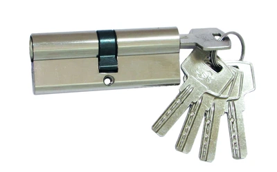 Цилиндровый механизм USK ZCi-80 (40x40) ключ/ключ Никель