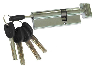 Цилиндровый механизм USK ZC-90 (60x30) ключ/поворотник Никель