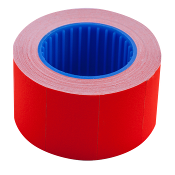 Цінник Buromax 26*16 прямокутний 6м 375шт Червоний (BM.282103-05)