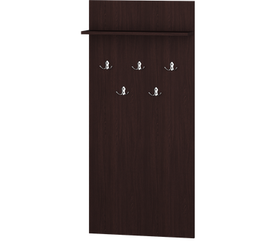 Вешалка Эверест Щит 600 Соната 60x17x130 см Венге темный