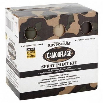 Набір камуфляжних спрей-фарб Rust-Oleum Camouflage Spray Paint 2000000031057