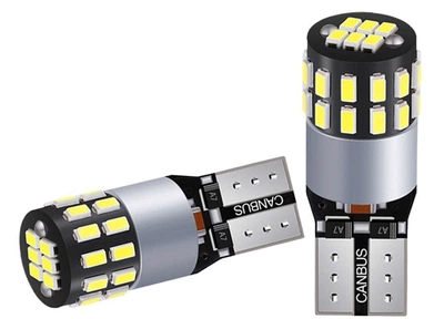 Светодиодная лампа Т10 W5W 30SMD 3014 с обманкой и драйвером 12V Белая Avtoexpect (10402)