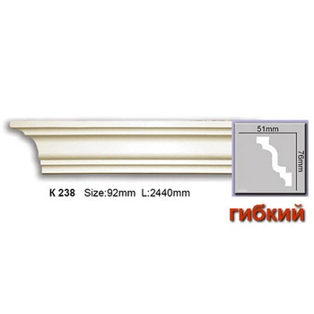 Карниз Harmony K238 (76x51)мм гибкий