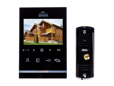 Комплект домофона Seven Systems DP–7542 Black