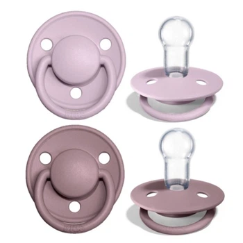 Пустышка BIBS De Lux Lilac Heather 0-36 мес анатомическая набор 2 шт