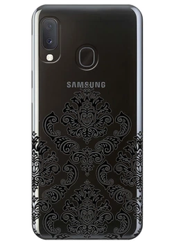 Силиконовый чехол iSwag для Samsung Galaxy A20e Мандала (M5311)