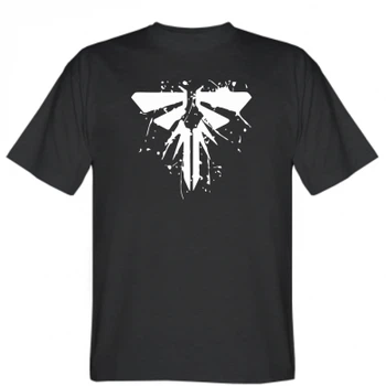 Мужская футболка Stedman The last of us spray logo XXL Чорний