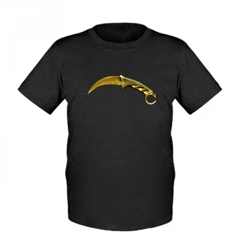 Дитячі футболки для хлопчиків Stedman Karambit Gold Standoff 2 S Чорний
