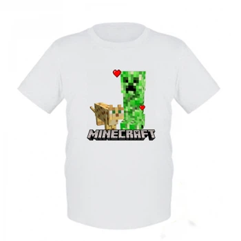 Дитяча футболка для хлопчиків Stedman Creeper and Cat L Білий
