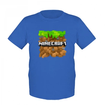 Дитяча футболка Stedman Minecraft Main Logo L Синій