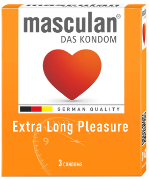 Презервативы Masculan Extra Long Pleasure 3 шт (4019042010324/4019042701291)