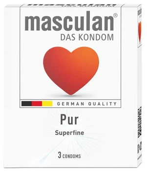 Презервативи Masculan Pur 3 шт. (4019042000639/4019042701079)