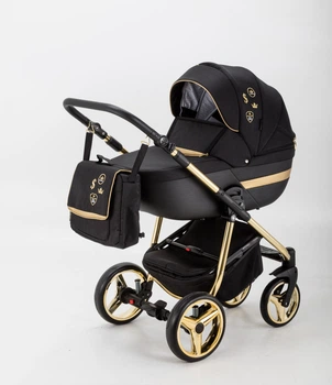 Коляска Adamex Cortina Pro CP-400 2 в 1 Черный