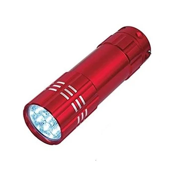 Міні-ліхтарик кишеньковий 9 LED металевий