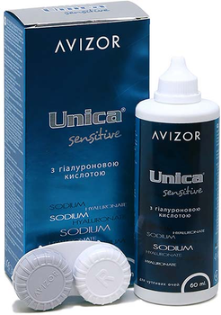 Раствор мультифункциональный Avizor Розчин мультифункціональний Unica Sensitive 60 мл